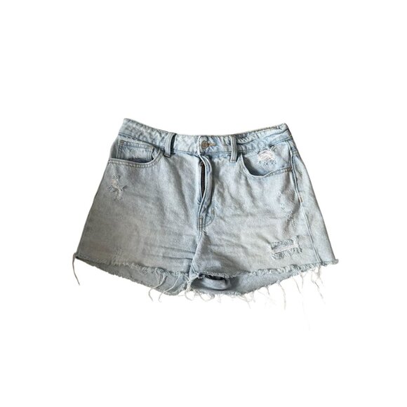 HARPER HERITAGE Light Wash Distressed Denim Shorts Size 27 NEW NWOT - Picture 5 of 5